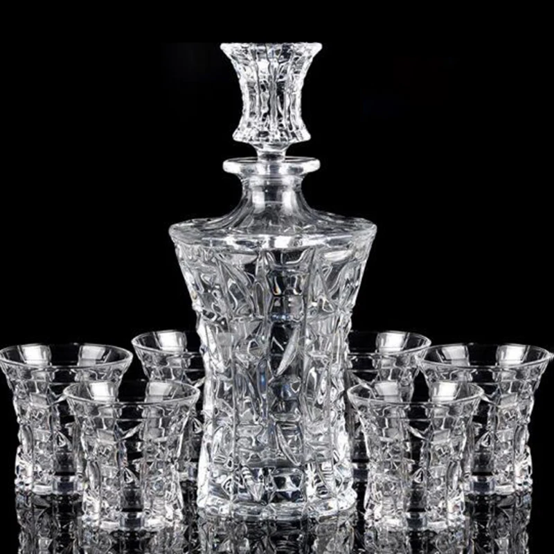 #39 Whisky Set Whisky Bottle Bevel Whisky Glasses 7OZ Lead-Free Vaso Copos For Drink Beer Water Wine Brandy Wedding Party
#39 Whisky Set Whisky Bottle Bevel Whisky Glasses 7OZ Lead-Free Vaso Copos For Drink Beer Water Wine Brandy Wedding Party
