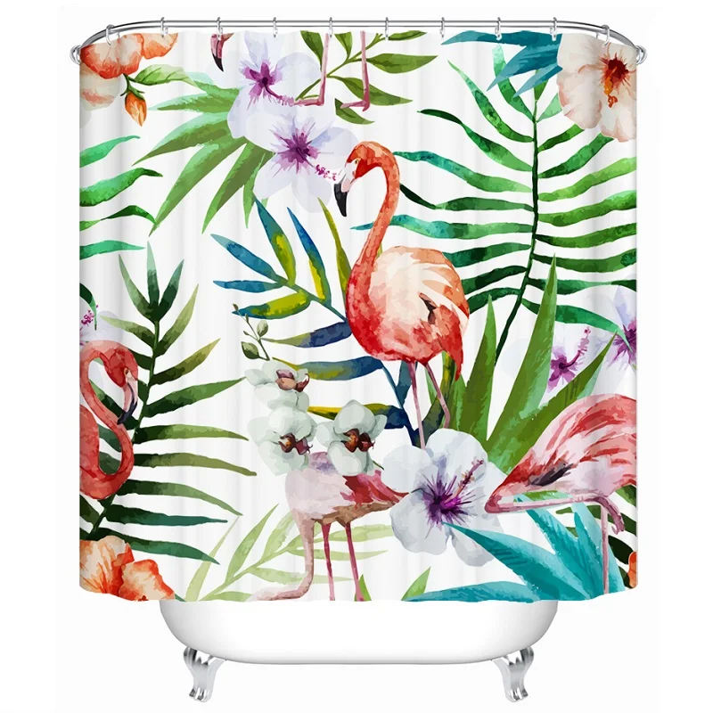 New Shower Curtain Flamingo Waterproof Polyester Bath Curtain Bathroom Accessories Custom 180x180cm Curtains Home Decoration
New Shower Curtain Flamingo Waterproof Polyester Bath Curtain Bathroom Accessories Custom 180x180cm Curtains Home Decoration