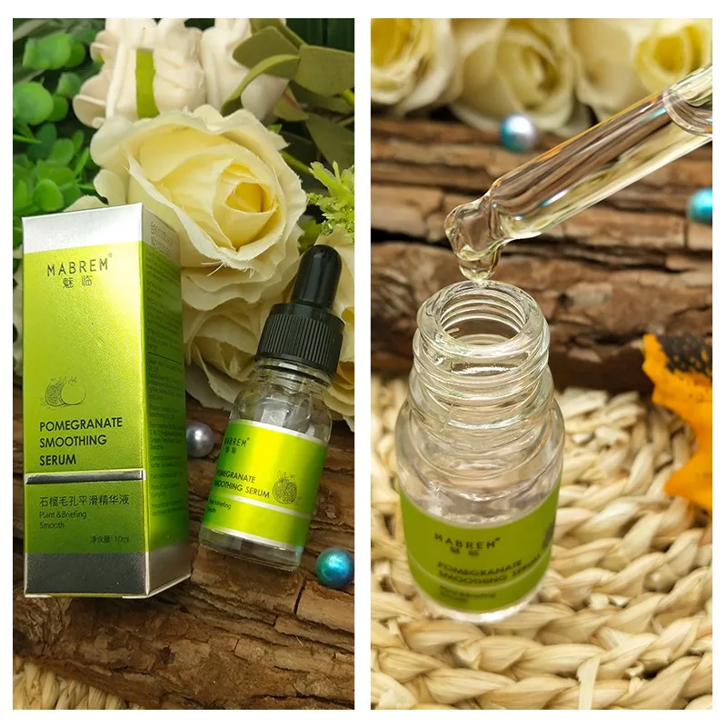 10ml 100% Plant Pomegranate Smoothing Serum Hydrating Control Oil Shrinking Pores Brighten Skin Tone Face Serum
10ml 100% Plant Pomegranate Smoothing Serum Hydrating Control Oil Shrinking Pores Brighten Skin Tone Face Serum