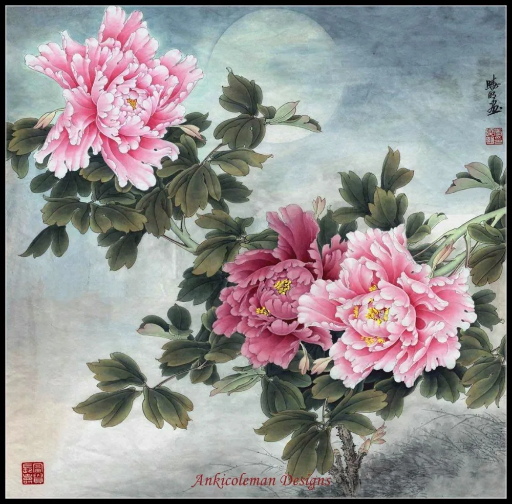 Needlework for embroidery DIY DMC High Quality - Counted Cross Stitch Kits 14 ct Oil painting Chinese painting - Peonies
Needlework for embroidery DIY DMC High Quality - Counted Cross Stitch Kits 14 ct Oil painting Chinese painting - Peonies