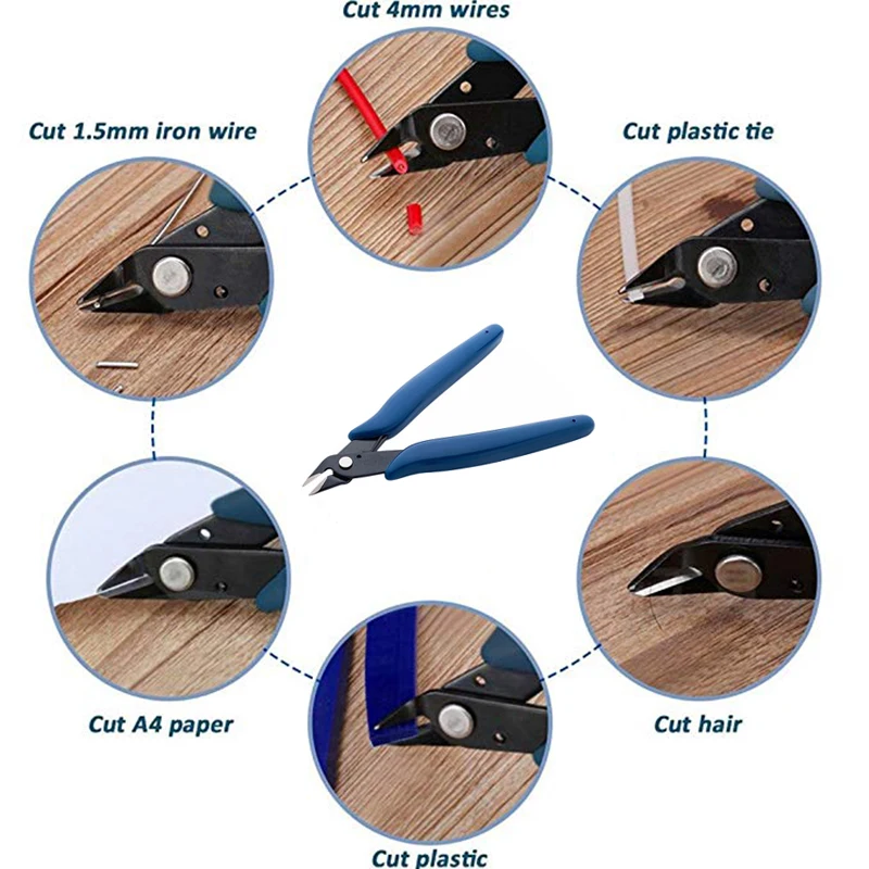 KALAIDUN Pliers Cutting Electrical Wire Cable Cutters Side Snips Flush Pliers Nipper Mini Diagonal Pliers Multi Tool Hand Tools
KALAIDUN Pliers Cutting Electrical Wire Cable Cutters Side Snips Flush Pliers Nipper Mini Diagonal Pliers Multi Tool Hand Tools