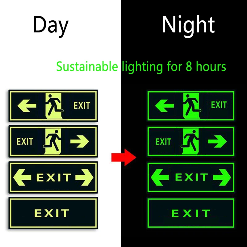 Roadstar 10cmX29cm Luminous Tape Self-Adhesive Glow In Dark Sticker For Exit Sign Wall Safety Stage Night Vision Home Decoration
Roadstar 10cmX29cm Luminous Tape Self-Adhesive Glow In Dark Sticker For Exit Sign Wall Safety Stage Night Vision Home Decoration