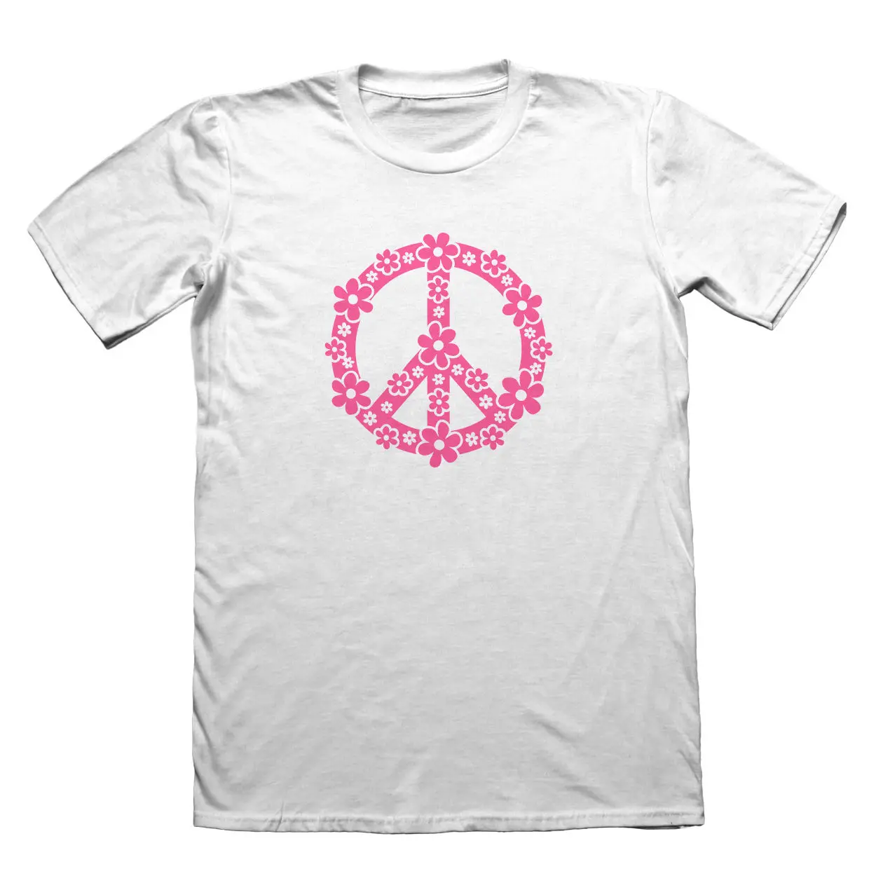 Brand T-Shirt Men Fashion Round Neck Pink Flowery Peace Symbol T-Shirt - Mens Funny Gift Summer T-Shirt
Brand T-Shirt Men Fashion Round Neck Pink Flowery Peace Symbol T-Shirt - Mens Funny Gift Summer T-Shirt