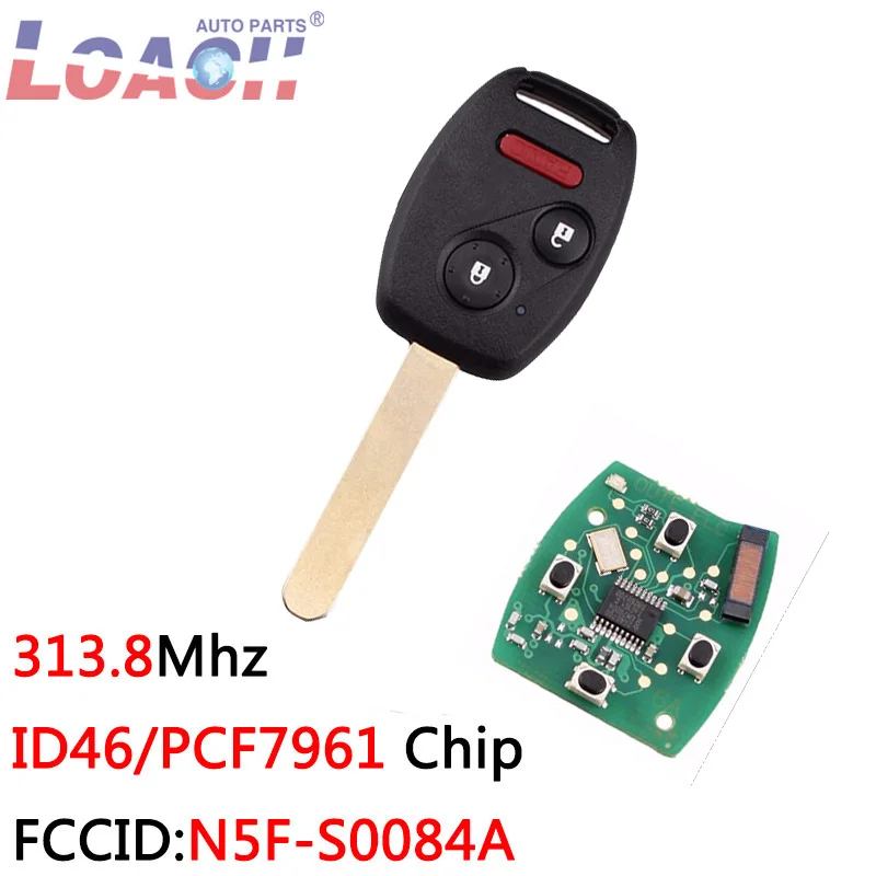 Запасной 3-кнопочный дистанционный ключ 313,8 МГц, чип PCF7961 для Honda CRV Fit Accord CR-Z Civic Odyssey, полные ключи
Запасной 3-кнопочный дистанционный ключ 313,8 МГц, чип PCF7961 для Honda CRV Fit Accord CR-Z Civic Odyssey, полные ключи