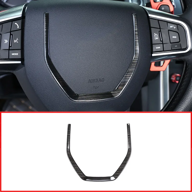 ABS Black Brushed Car Steering Wheel Trim Strip Sequins Decoration Sticker For Land Rover Discovery Sport 2015-2017 Car Styling
ABS Black Brushed Car Steering Wheel Trim Strip Sequins Decoration Sticker For Land Rover Discovery Sport 2015-2017 Car Styling