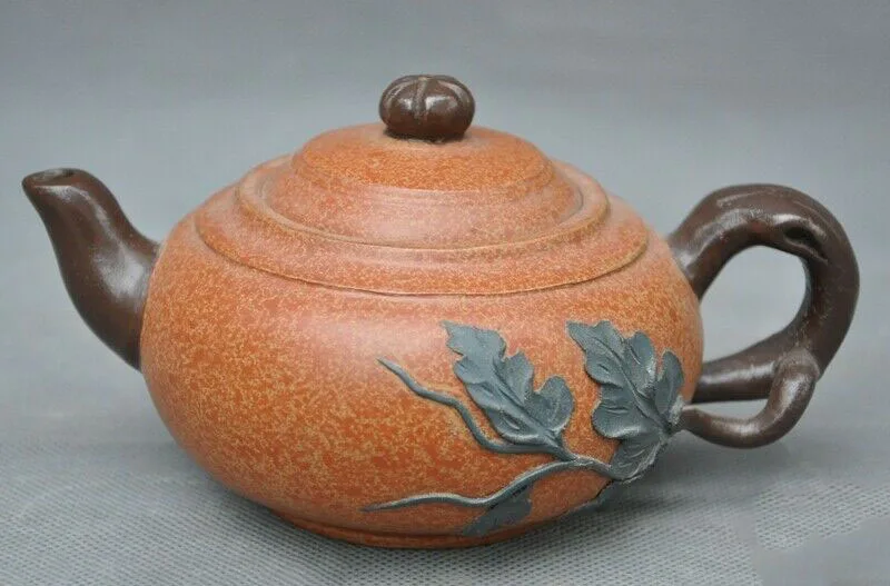 Свадебное украшение старинная китайская исинская керамика Zisha ручной работы горшок для чая с листьями дыни чайный набор чайник
Свадебное украшение старинная китайская исинская керамика Zisha ручной работы горшок для чая с листьями дыни чайный набор чайник