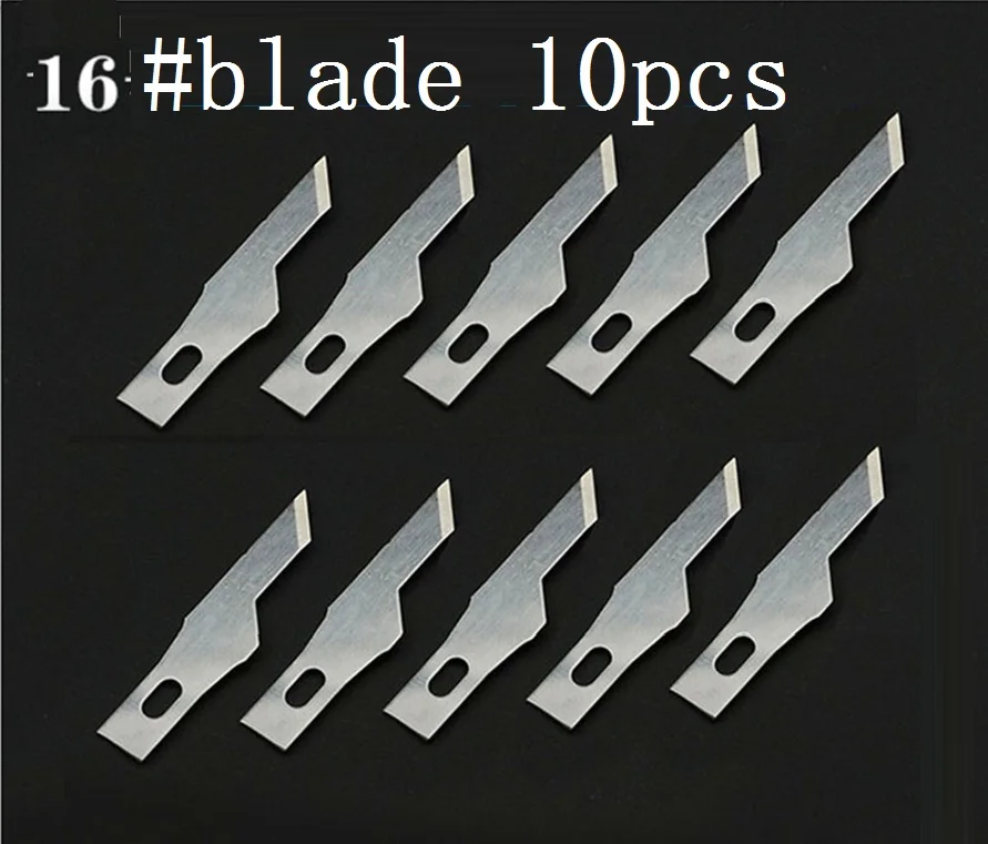 16# 10 pcs Blades Wood Carving Tools for Engraving Craft Sculpture Knife Cutting Tool PCB Repair Deburring Curved Edge Blade
16# 10 pcs Blades Wood Carving Tools for Engraving Craft Sculpture Knife Cutting Tool PCB Repair Deburring Curved Edge Blade