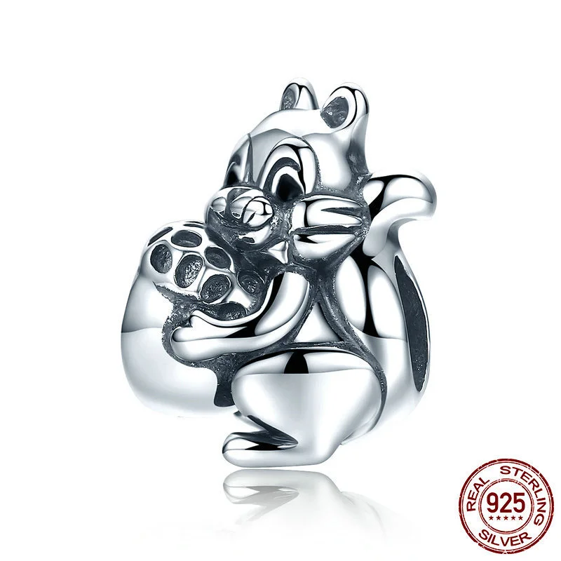 DOYUBO Cute Design 925 Sterling Silver Little Squirrel Beads Jewelry Lovely Vintage Animal DIY Charms Lady Fine Jewelry ADD029
DOYUBO Cute Design 925 Sterling Silver Little Squirrel Beads Jewelry Lovely Vintage Animal DIY Charms Lady Fine Jewelry ADD029