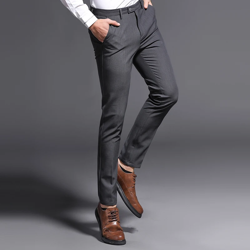 Новинка 2018 облегающие мужские брюки Стрейчевые Sunmmer высокое качество