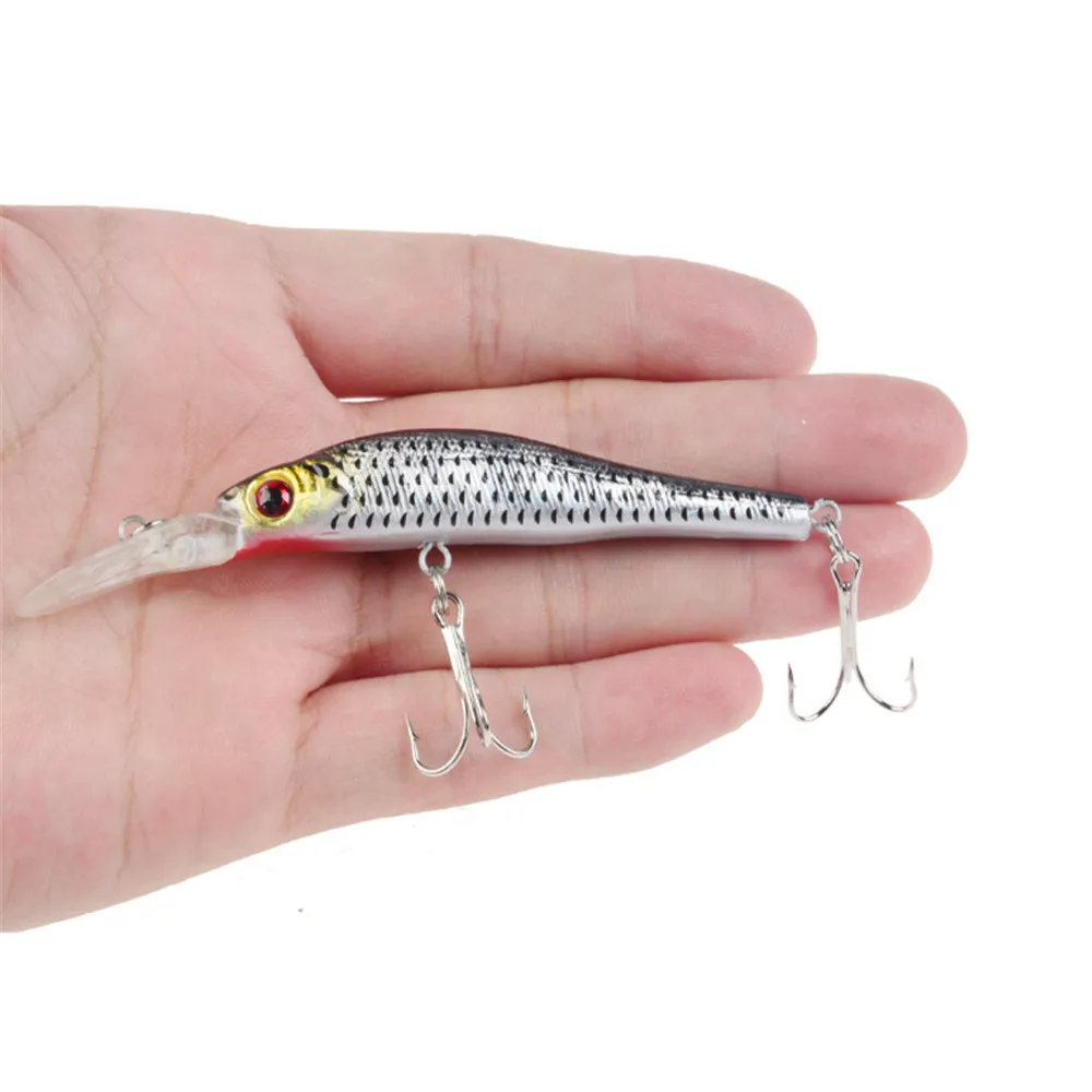 1pcs 9.5cm 6.7g New Minnow Fishing Lure Floating Wobblers Artificial Hard Bait Crankbait Peche Bass Trolling Fishing Tackle
1pcs 9.5cm 6.7g New Minnow Fishing Lure Floating Wobblers Artificial Hard Bait Crankbait Peche Bass Trolling Fishing Tackle