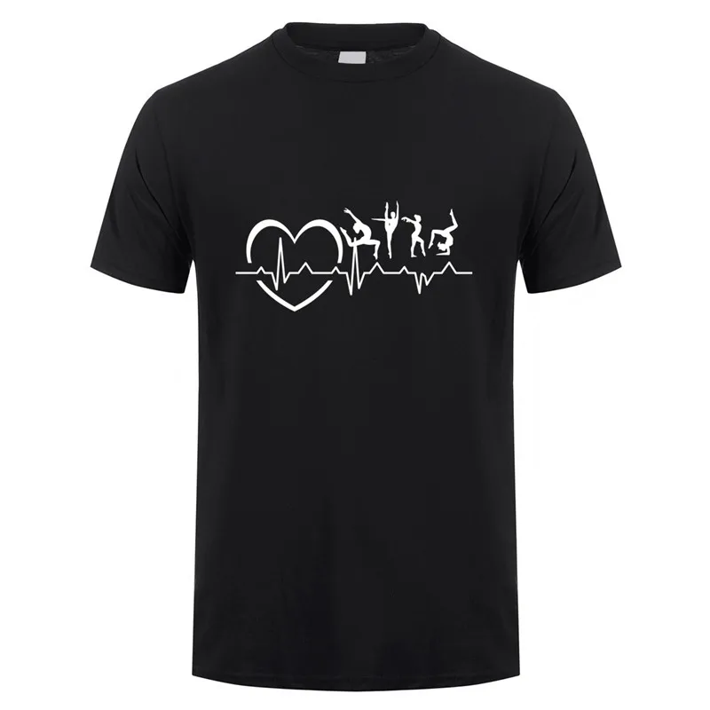 Gymnastics Heartbeat T Shirts Summer Men Short Sleeve Cotton T-Shirt Gymnastics Men Clothing Tops TM-006
Gymnastics Heartbeat T Shirts Summer Men Short Sleeve Cotton T-Shirt Gymnastics Men Clothing Tops TM-006