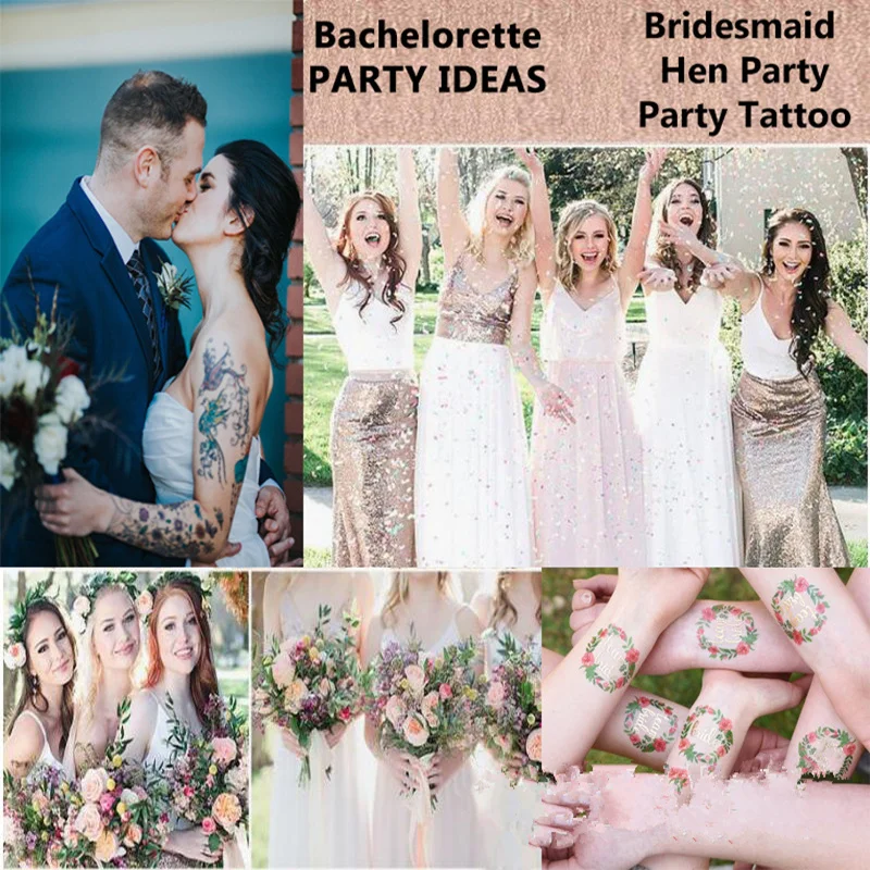 5pcs Bride To Be Floral Tattoo Wedding Bachelorette Party Tattoos for Wedding Party Bridal Shower Bachelorette Party Decor
5pcs Bride To Be Floral Tattoo Wedding Bachelorette Party Tattoos for Wedding Party Bridal Shower Bachelorette Party Decor