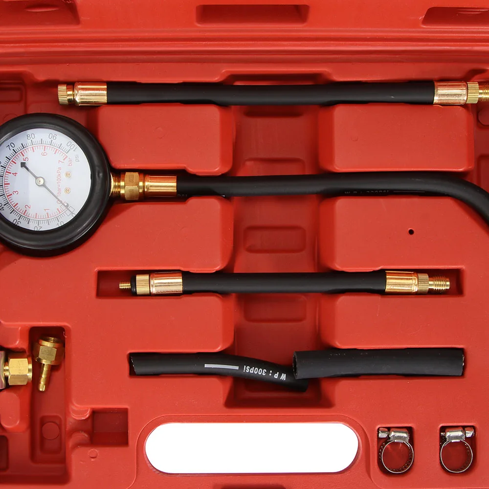 Fuel Injection Pump Injector Tester Test Pressure Gauge Gasoline Cars Trucks Kit Car Tools Fuel Testing Diagnostic carTools
Fuel Injection Pump Injector Tester Test Pressure Gauge Gasoline Cars Trucks Kit Car Tools Fuel Testing Diagnostic carTools