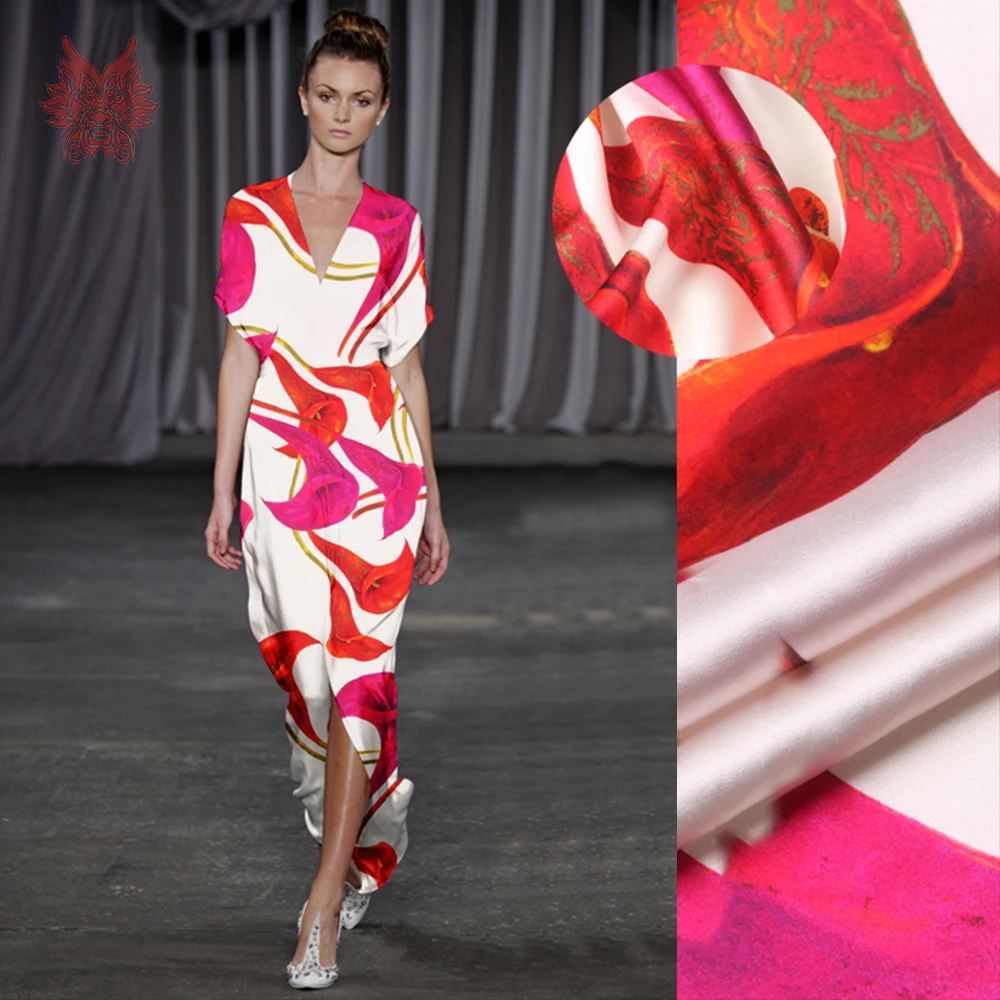 American style red floral print spandex silk fabric for dress shirts 19mm natural silk tissu tejido tela free shipping SP4064
American style red floral print spandex silk fabric for dress shirts 19mm natural silk tissu tejido tela free shipping SP4064