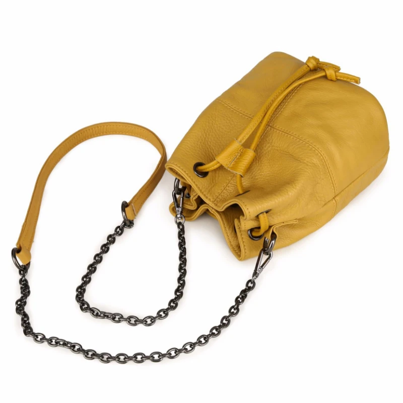 Buyuwant Genuine Leather bucket bags Real Leather chain Shoulder Bags Messenger bag Crossbody Handbag Women Bag GN-SB-stmnom
Buyuwant Genuine Leather bucket bags Real Leather chain Shoulder Bags Messenger bag Crossbody Handbag Women Bag GN-SB-stmnom