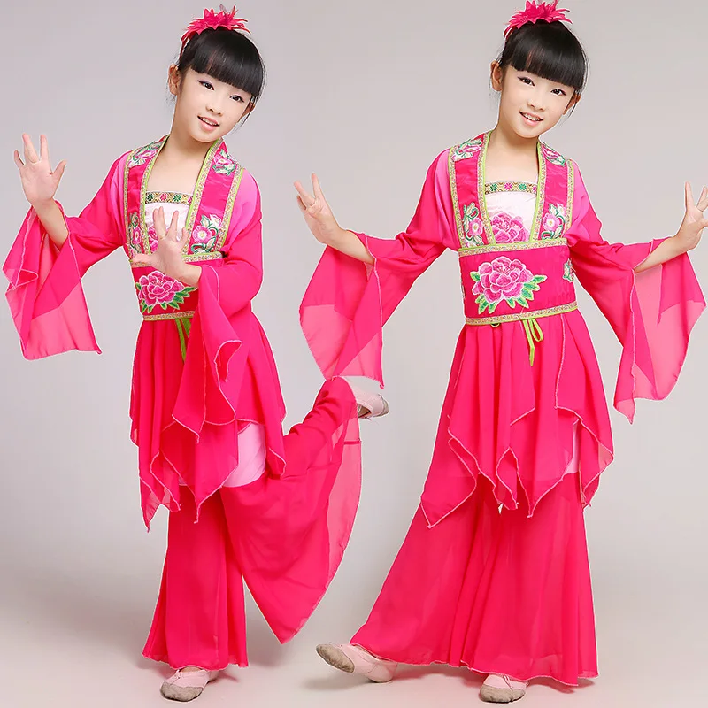 Children Classical Dance Costume Clothing Kangfu Dance National Dance Clothing Show Yangko Dance Wear for Child
Children Classical Dance Costume Clothing Kangfu Dance National Dance Clothing Show Yangko Dance Wear for Child