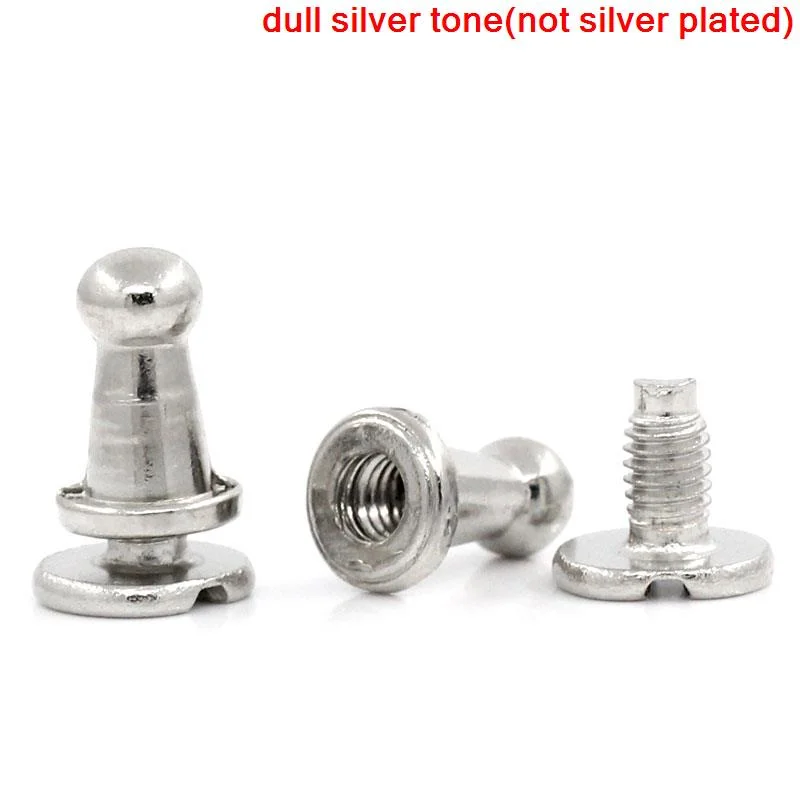 8SEASONS Rivets Spike Studs Round Head Silver Color Color 9x6mm 7x6mm,50 Sets (B25468)
8SEASONS Rivets Spike Studs Round Head Silver Color Color 9x6mm 7x6mm,50 Sets (B25468)