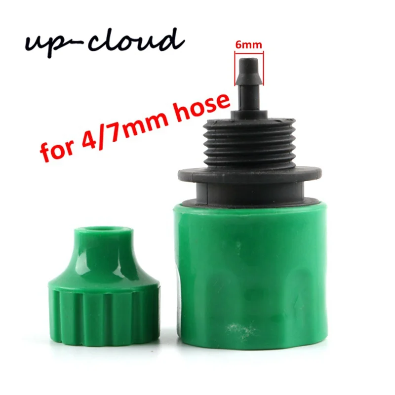 4pcs UP-CLOUD 4/7mm Hose Garden Quick Connector Tap Adapter Garden Micro Drip Irrigation Watering Inner diameter 4mm Pipe Joint
4pcs UP-CLOUD 4/7mm Hose Garden Quick Connector Tap Adapter Garden Micro Drip Irrigation Watering Inner diameter 4mm Pipe Joint