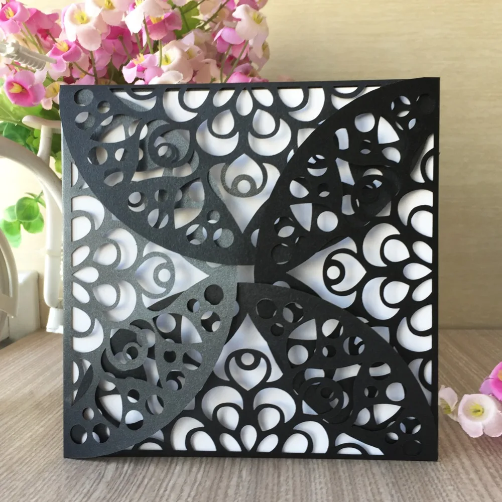 40pcs/lot Delicate Carved Flower Pattern Invitation Cards Event Party Supplies Wedding Card Birthday Party Invitations
40pcs/lot Delicate Carved Flower Pattern Invitation Cards Event Party Supplies Wedding Card Birthday Party Invitations
