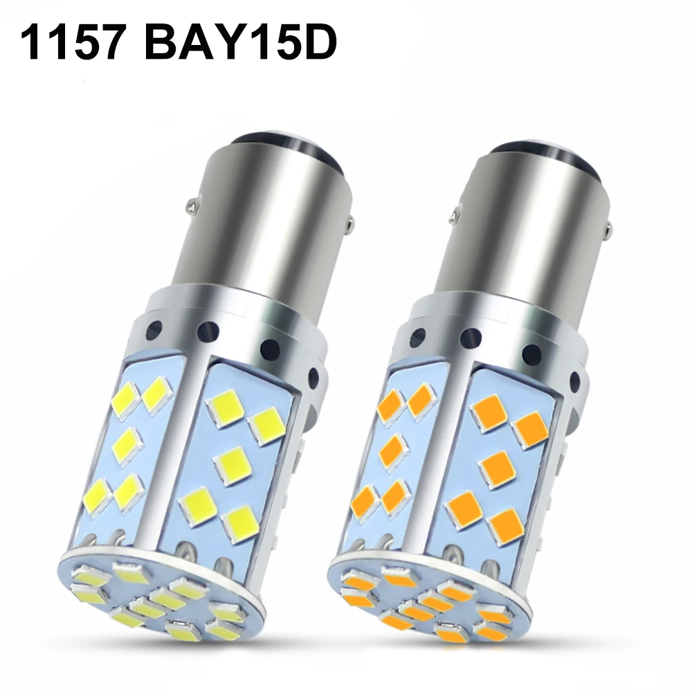 1pc 9-30V BAY15D 1157 LED Bulb 35 SMD 3030 LED White Amber Yellow Light For Auto Car Reverse Lights Turn Signal Backup Lights
1pc 9-30V BAY15D 1157 LED Bulb 35 SMD 3030 LED White Amber Yellow Light For Auto Car Reverse Lights Turn Signal Backup Lights