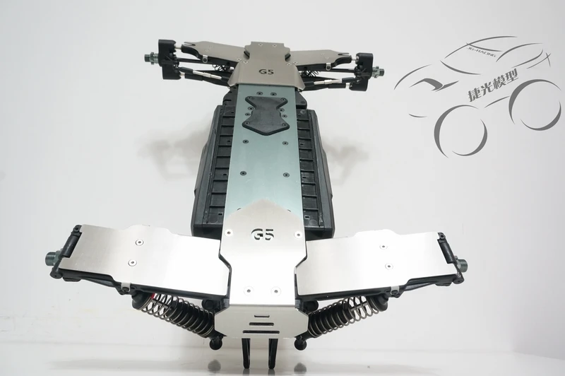Stainless chassis plate protection anti crash + Suspension arm for Thunder Tiger MT4 G5 | Игрушки и хобби