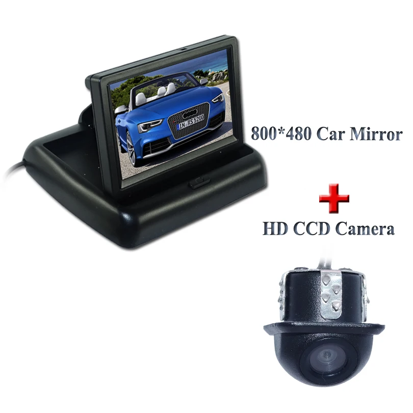 Universal Car Rear View Camera vide Angle Reverse Camera + 4.3" TFT LCD Monitor Parking Assistance System
Universal Car Rear View Camera vide Angle Reverse Camera + 4.3" TFT LCD Monitor Parking Assistance System