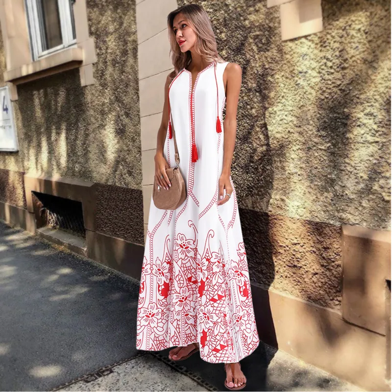 Женское длинное Хлопковое платье Boho, белое пляжное платье без рукавов с принтом, летнее пляжное платье большого размера, RE2322, 2019
Женское длинное Хлопковое платье Boho, белое пляжное платье без рукавов с принтом, летнее пляжное платье большого размера, RE2322, 2019