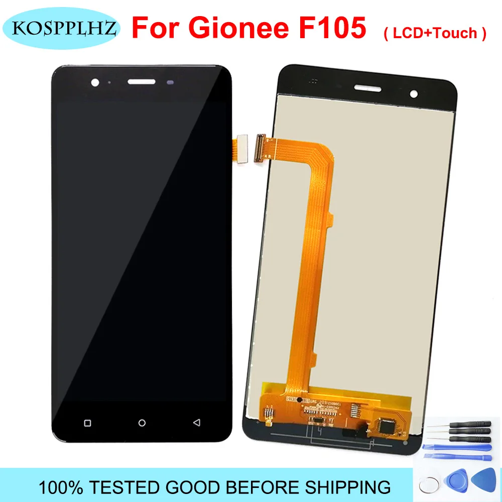 ЖК-дисплей для Gionee F105, кодирующий преобразователь сенсорного экрана в сборе, замена 5,0 "сотового телефона Gionee F105 + Инструменты
ЖК-дисплей для Gionee F105, кодирующий преобразователь сенсорного экрана в сборе, замена 5,0 "сотового телефона Gionee F105 + Инструменты