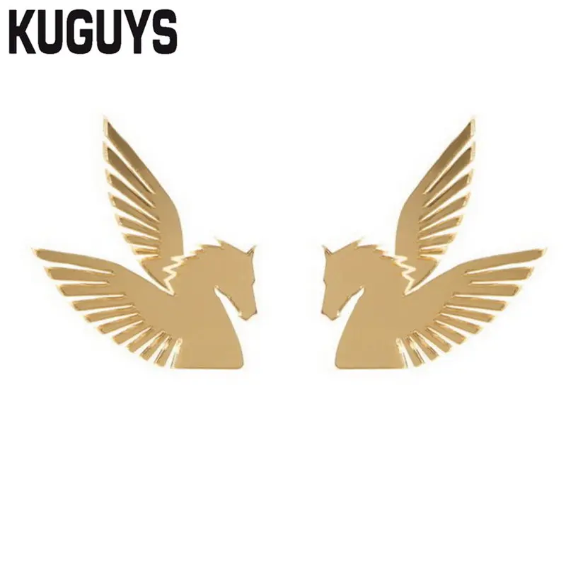 KUGUYS Fashion Jewelry HipHop Horse Large Earring for Women Brincos Acrylic Gold Stud Earring Hyperbole Pegasus Earring
KUGUYS Fashion Jewelry HipHop Horse Large Earring for Women Brincos Acrylic Gold Stud Earring Hyperbole Pegasus Earring