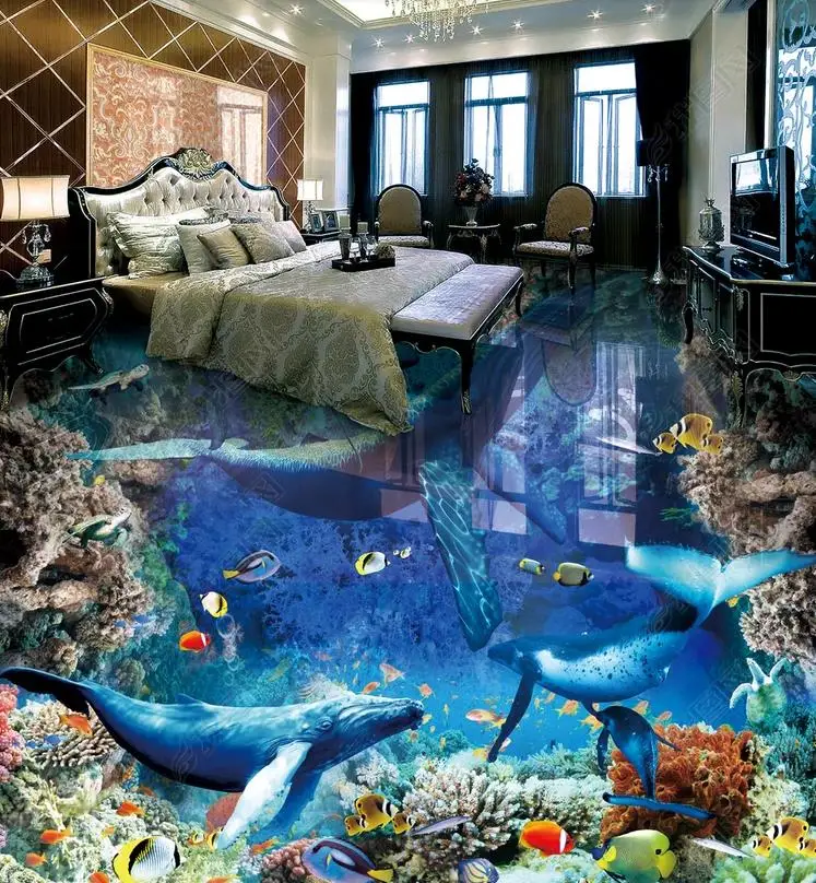 custom 3d flooring mural Underwater World photo wallpaper for living room bedroom floor pvc painting self adhesive wallpaper
custom 3d flooring mural Underwater World photo wallpaper for living room bedroom floor pvc painting self adhesive wallpaper