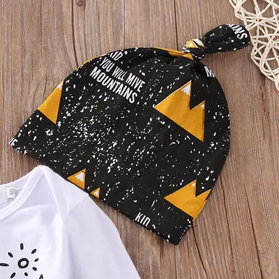 3PCS Newborn Toddlers Baby Clothing Set Baby Boy Girl Outfits Romper Pants Hat Leggings Clothes Set
3PCS Newborn Toddlers Baby Clothing Set Baby Boy Girl Outfits Romper Pants Hat Leggings Clothes Set
