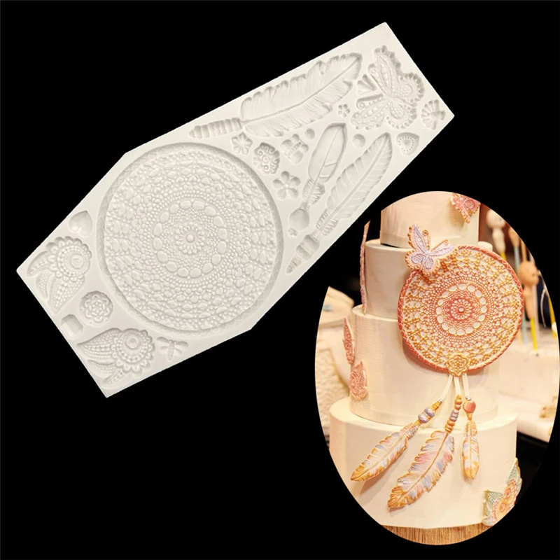 1PC Flower Pattern Feather Silicone Fondant Mold Sugar Cake Decorating Tools Candy Chocolate Mold Baking Tool D054
1PC Flower Pattern Feather Silicone Fondant Mold Sugar Cake Decorating Tools Candy Chocolate Mold Baking Tool D054