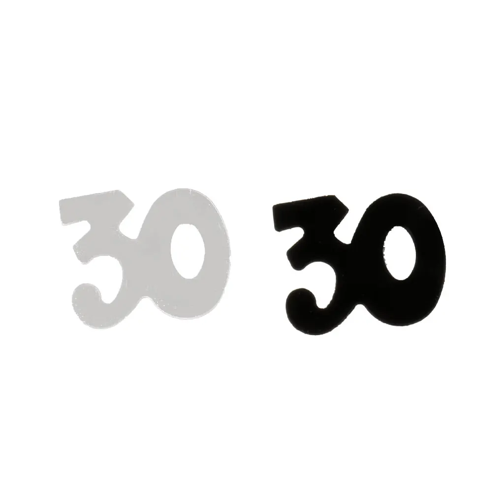 30-летняя годовщина 30 лет праздничный стол конфетти декорация посыпает серебристо-черный
30-летняя годовщина 30 лет праздничный стол конфетти декорация посыпает серебристо-черный