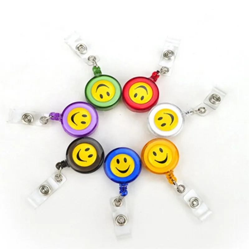4 PCS Smiley Face Pull Buckle Design Smiling Face ID Holder Name Tag Card Key Badge Holder Retractable Round Office Supplies
4 PCS Smiley Face Pull Buckle Design Smiling Face ID Holder Name Tag Card Key Badge Holder Retractable Round Office Supplies