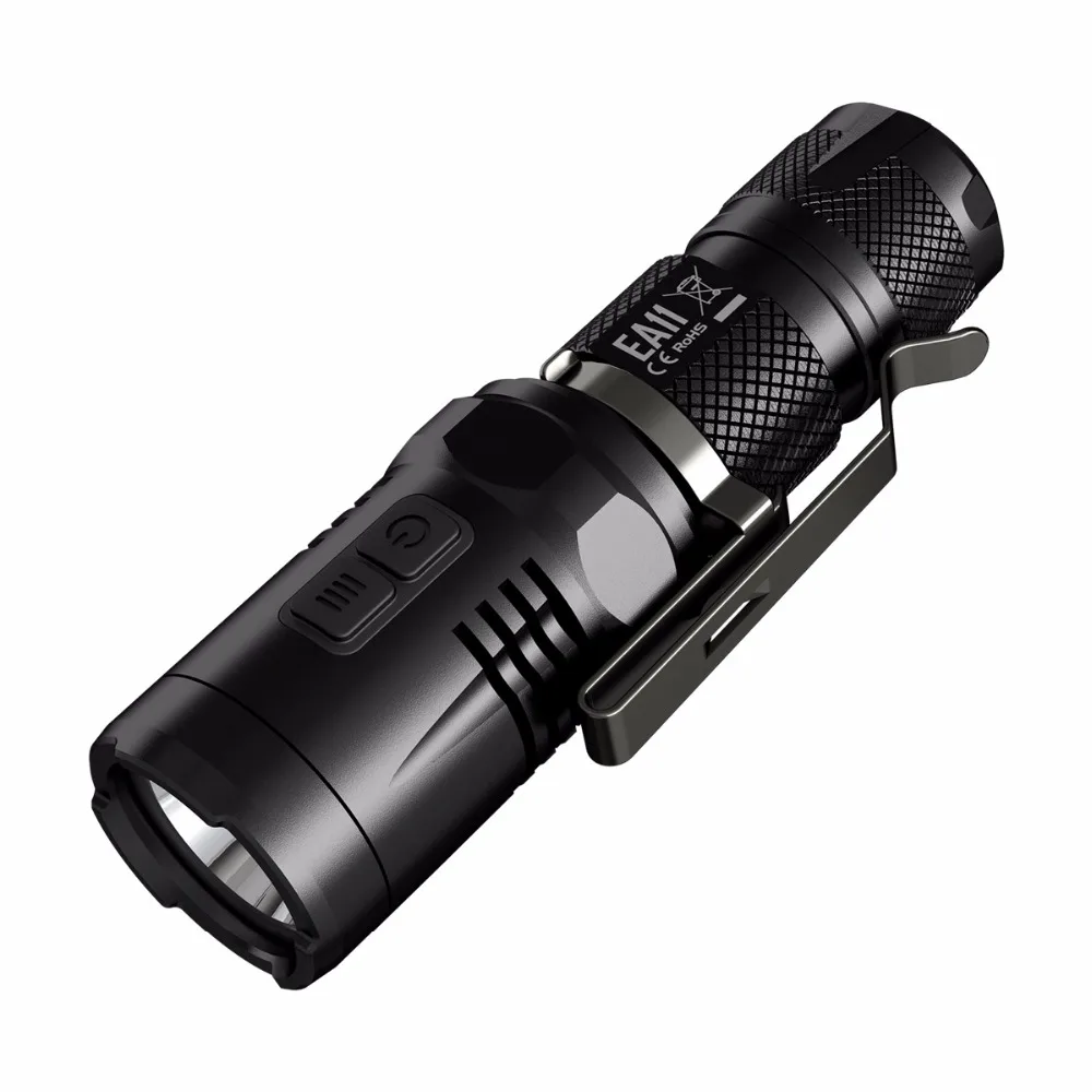 NITECORE EA11 Tactical Flashlight CREE XM-L2 (U2) max 900 lumen beam distance 190 meter outdoor torch handheld light | Лампы и