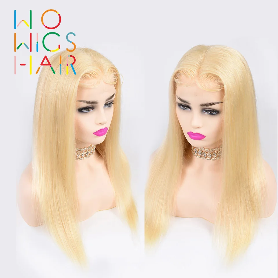 WoWigs Glueless Lace Front Wigs 613 Blonde Straight Remy Hair Natural Human Hairline Pre Plucked With Baby Hair Lace Frontal Wig
WoWigs Glueless Lace Front Wigs 613 Blonde Straight Remy Hair Natural Human Hairline Pre Plucked With Baby Hair Lace Frontal Wig