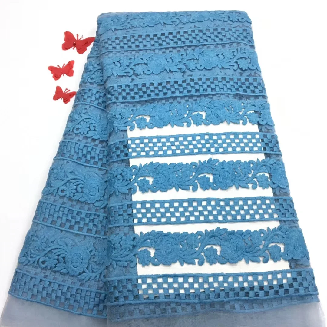 African Lace Fabric 2019 Embroidered Nigerian Laces Fabric Blue Color High Quality French Tulle Lace Fabric RF15
African Lace Fabric 2019 Embroidered Nigerian Laces Fabric Blue Color High Quality French Tulle Lace Fabric RF15