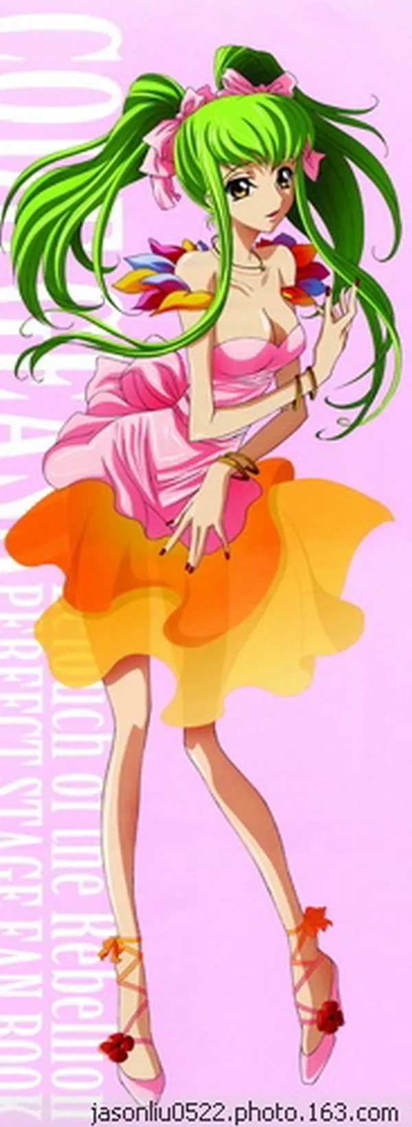 Code Geass Lelouch Of The Rebellion Anime C.C. 120*45CM Long Body Pillow Case Cover #26390
