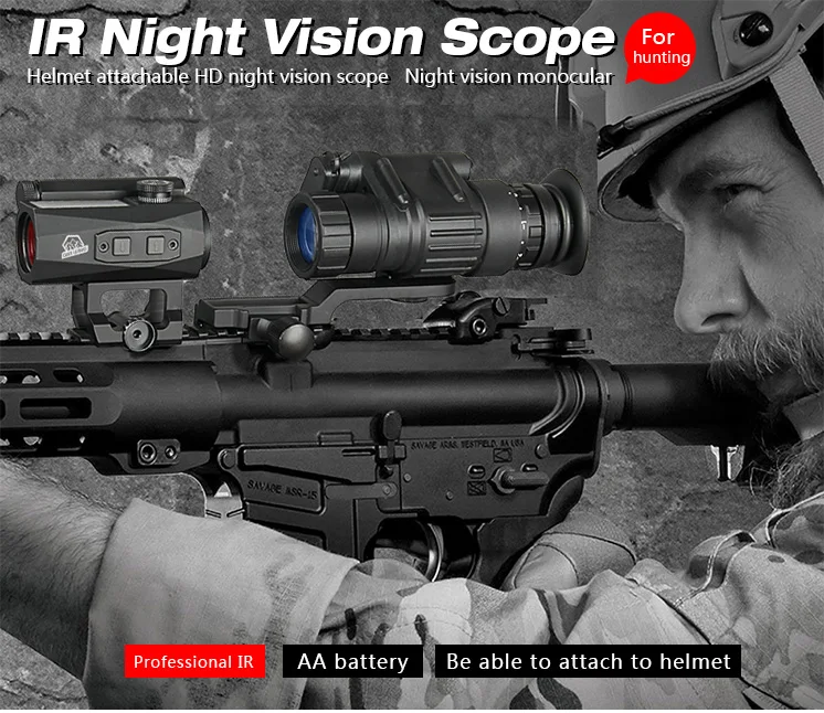 New Digital PVS-14 I Night Vision Scope nfrared Night Vision Device For Helmet Monocular Night Vision Hunting
New Digital PVS-14 I Night Vision Scope nfrared Night Vision Device For Helmet Monocular Night Vision Hunting