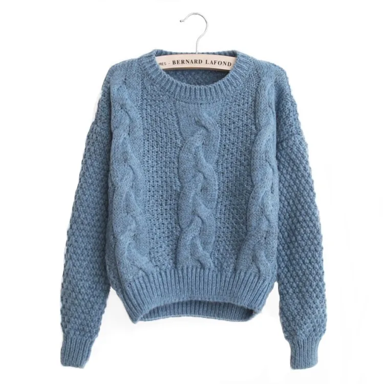 2021 hot sale basic women sweaters computer knitted pullover solid O-neck thick female girl sweaters
2021 hot sale basic women sweaters computer knitted pullover solid O-neck thick female girl sweaters