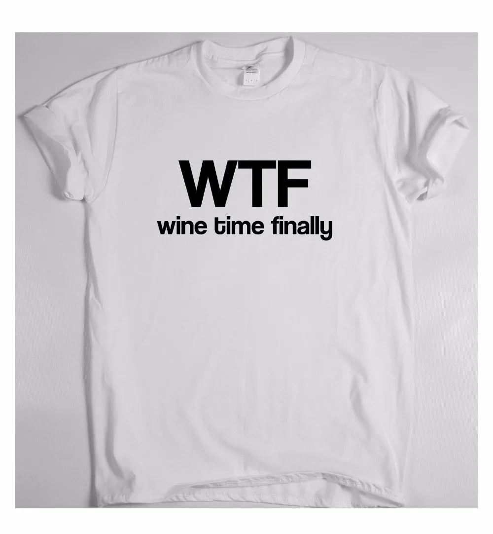 WTF Wine Time наконец то забавная футболка юмористический женский саркастический топ