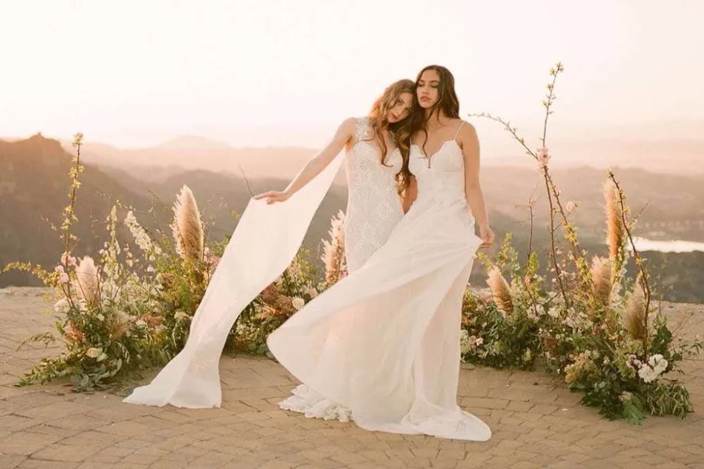 White Ivory Backless Lace Beach V Neck Appliques Chiffon Mermaid New Muslim Arabic Wedding Dress Boho Sofuge Vestido De Noiva
White Ivory Backless Lace Beach V Neck Appliques Chiffon Mermaid New Muslim Arabic Wedding Dress Boho Sofuge Vestido De Noiva