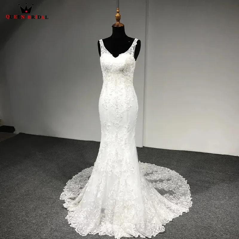 Mermaid Open Back Tulle Lace Sexy Bride Formal Wedding Dresses 2021 Real Photo Wedding Gown Custom Made XH68
Mermaid Open Back Tulle Lace Sexy Bride Formal Wedding Dresses 2021 Real Photo Wedding Gown Custom Made XH68