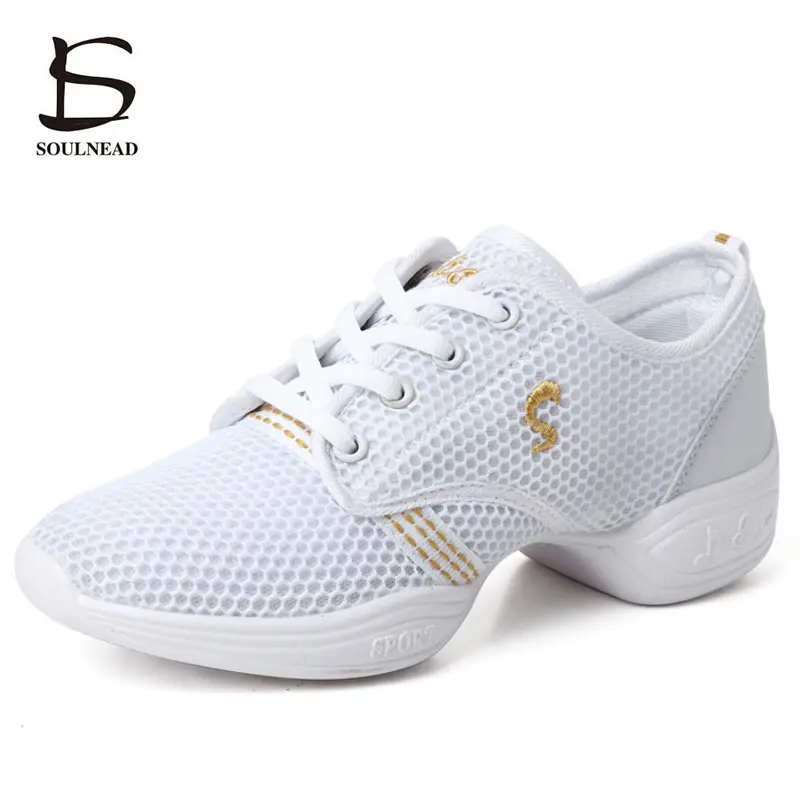 Mesh Breath Sports Shoes Women Jazz Dance Sneakers 3 Colors Soft Outsole Size 34-42 Modern Square Dance Shoes Girls Fitness Shoe
Mesh Breath Sports Shoes Women Jazz Dance Sneakers 3 Colors Soft Outsole Size 34-42 Modern Square Dance Shoes Girls Fitness Shoe