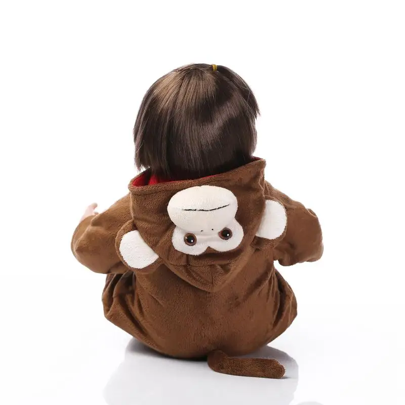 18" silicone reborn baby dolls soft body reborn babies rooted hair Kawaii monkey clothing bebe girl reborn bonecas Kids Toys
18" silicone reborn baby dolls soft body reborn babies rooted hair Kawaii monkey clothing bebe girl reborn bonecas Kids Toys