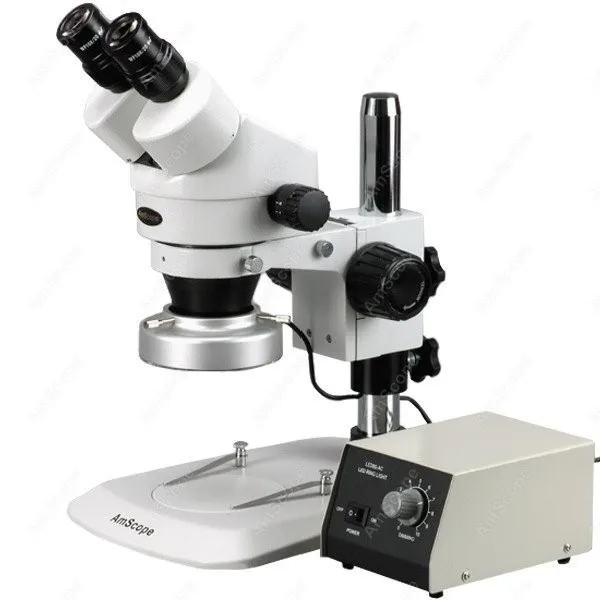 AmScope Supplies--Stereo Zoom Microscope 7X-45X Stereo Zoom Microscope with 80-LED Aluminum Ring Light
AmScope Supplies--Stereo Zoom Microscope 7X-45X Stereo Zoom Microscope with 80-LED Aluminum Ring Light