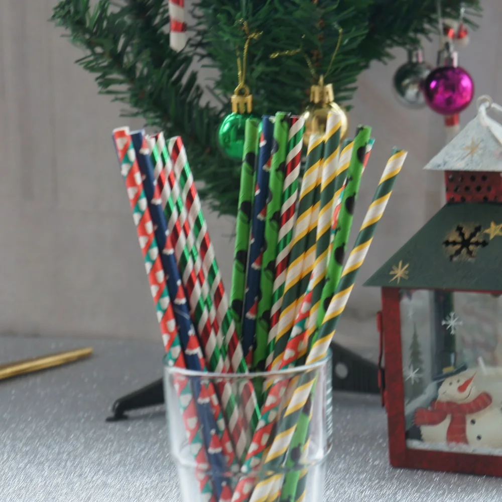 limit sale 25pcs Christmas party hat heart line design Paper Straw Drinking Straws dinner lunch Decoration
limit sale 25pcs Christmas party hat heart line design Paper Straw Drinking Straws dinner lunch Decoration