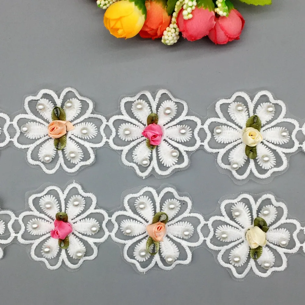 GXINUG 5 yards Vintage Cotton Pearl Colorful Flower Lace Trim Ribbon Fabric Embroidered Applique Handmade Sewing Supplies Craft
GXINUG 5 yards Vintage Cotton Pearl Colorful Flower Lace Trim Ribbon Fabric Embroidered Applique Handmade Sewing Supplies Craft