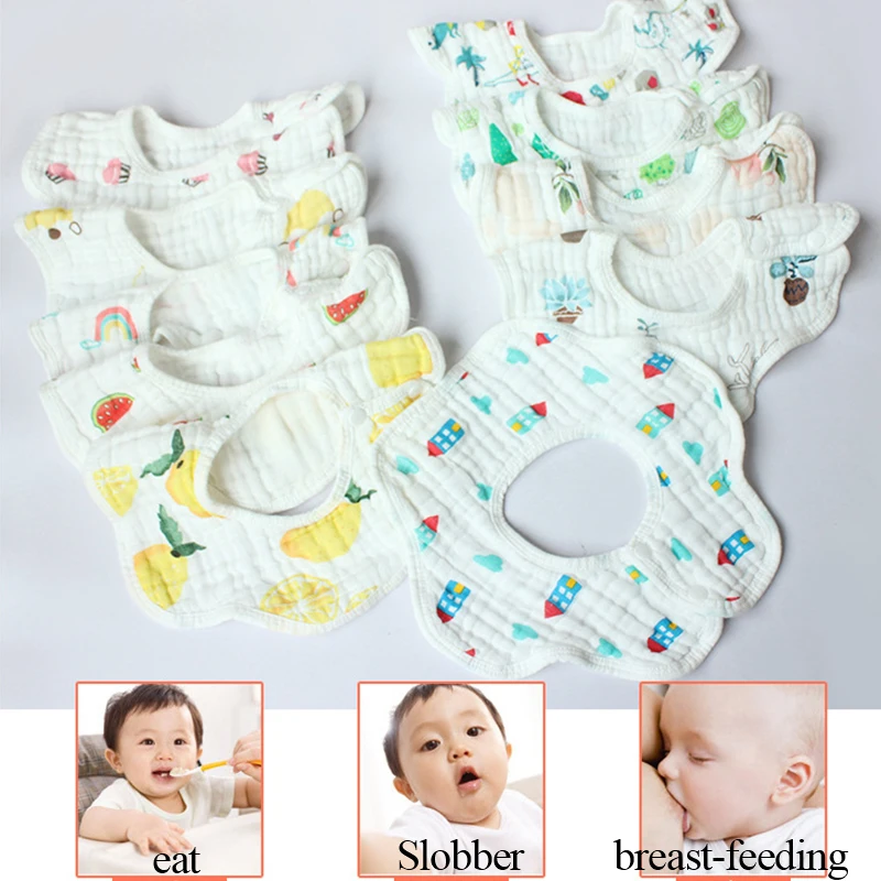 Baby Bibs Waterproof Petals 300-degrees Rotating Burp Cloths Cartoon Printing Cotton Newborn Slobber Towels Random Color
Baby Bibs Waterproof Petals 300-degrees Rotating Burp Cloths Cartoon Printing Cotton Newborn Slobber Towels Random Color