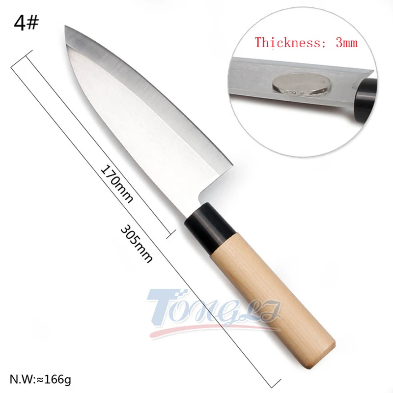 

Free Shipping LDZ Stainless Steel Kitchen Sashimi Salmon Knife Chef Raw Fish Fillet Knife Sashayed Cooking knives For Gift